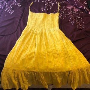 Yellow sun dress